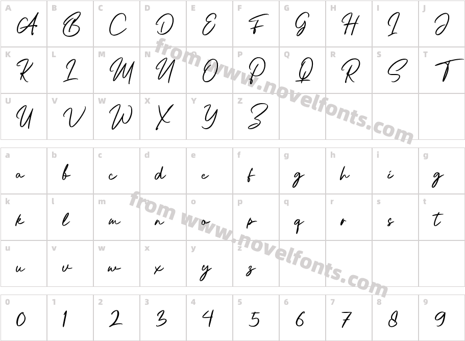 AbselhonCharacter Map