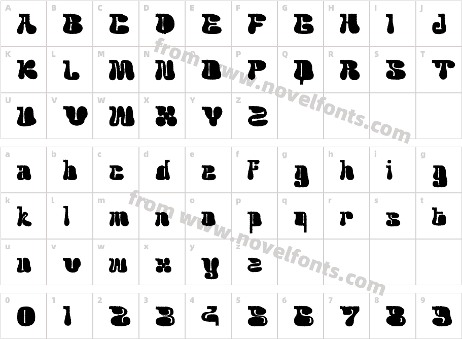Acaphy RoughCharacter Map