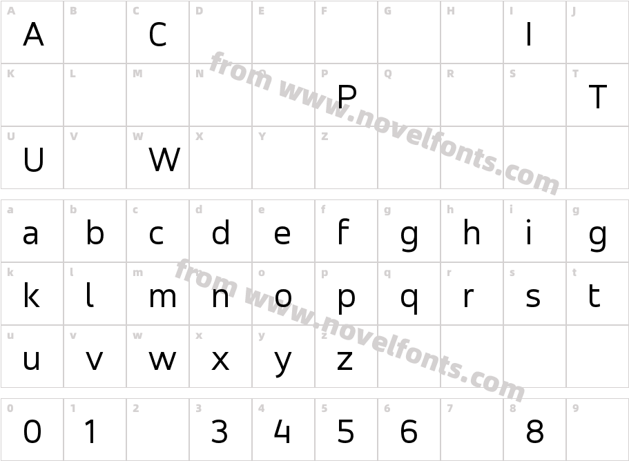 AccordCharacter Map
