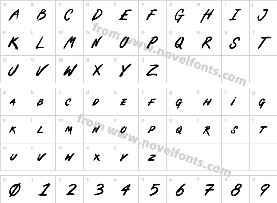 Action Hero RegularCharacter Map