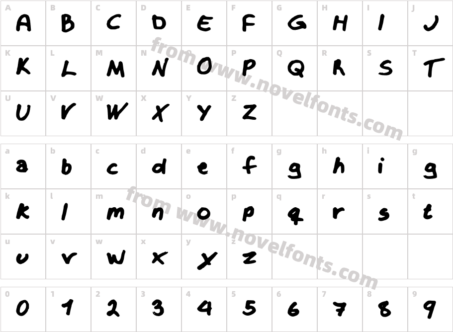 KrizzyCharacter Map