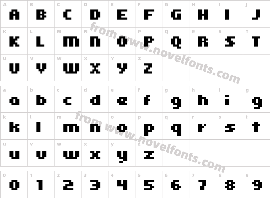 Kroeger0566Character Map