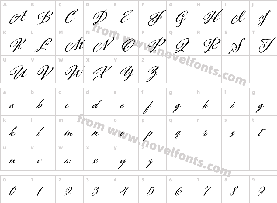 Adorn CoronetCharacter Map
