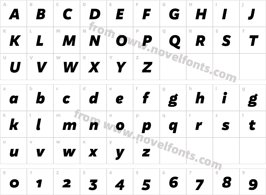 Aestetico Formal Black ItCharacter Map