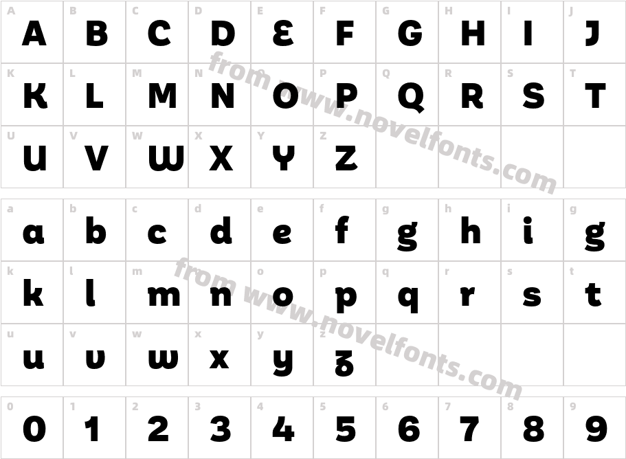 Aestetico Informal BlackCharacter Map