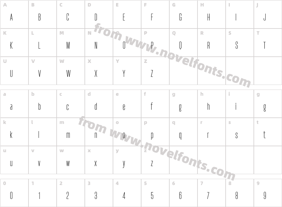 Aeternus Nano ThinCharacter Map