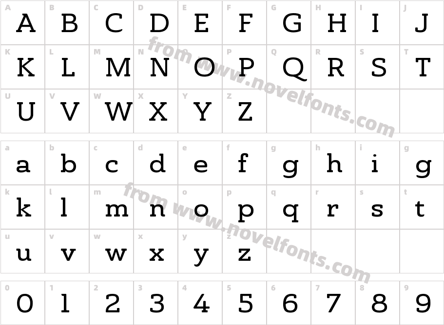 Ainslie Slab Ext MedCharacter Map