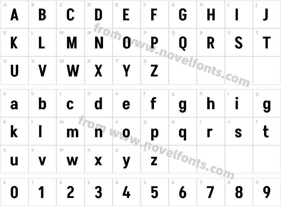 Akshar SemiboldCharacter Map