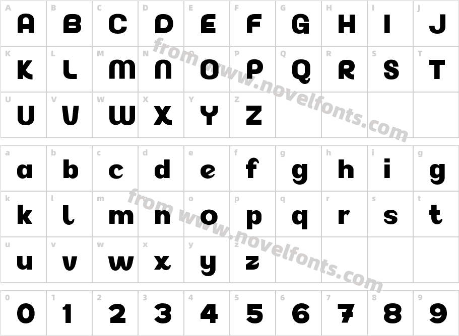 Akuina BlackCharacter Map
