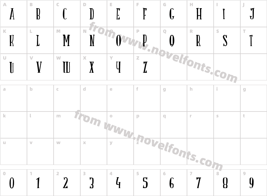 LA TRUITE A PAPA BCharacter Map