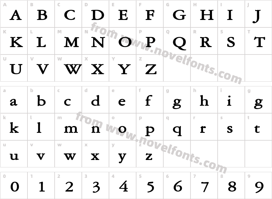 Amery WideCharacter Map