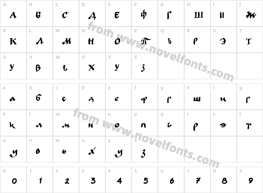 LC BagiraCharacter Map