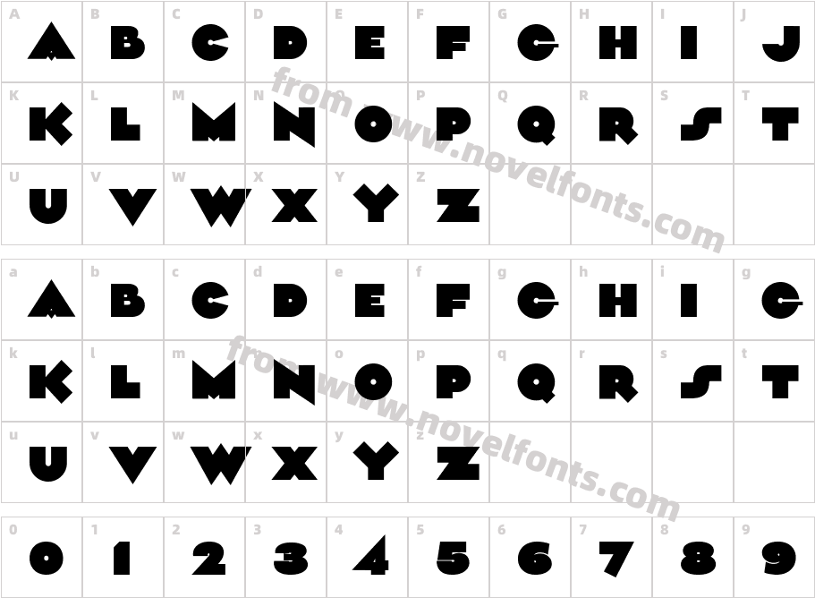 Aliment BlackCharacter Map