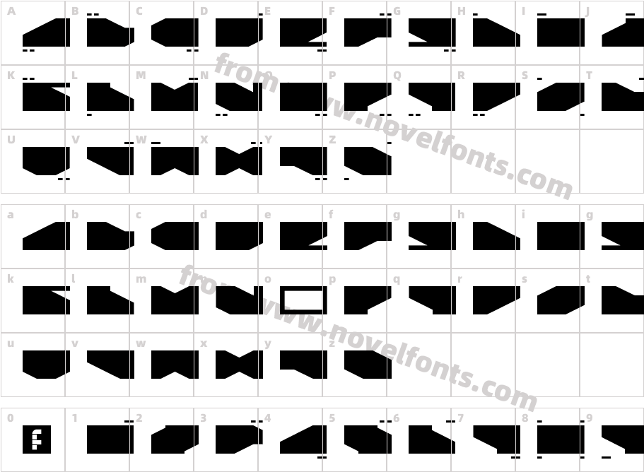 LDR#2 RegularCharacter Map