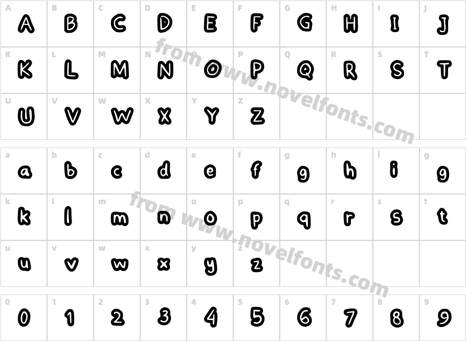 Allantoin RegularCharacter Map