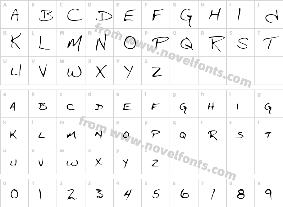 LEHN048Character Map