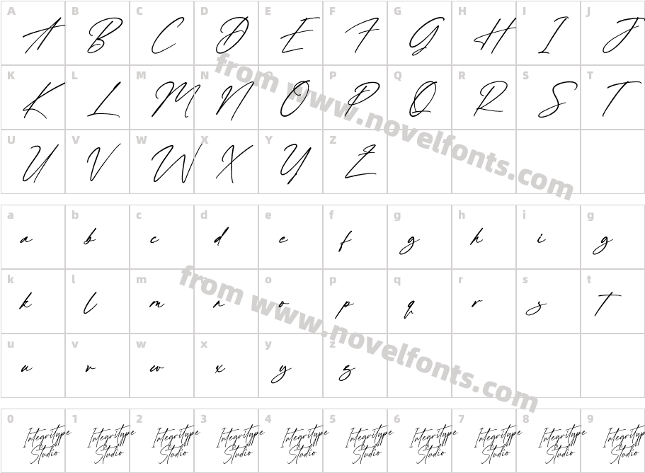 Alrengths DEMO VERSIONCharacter Map