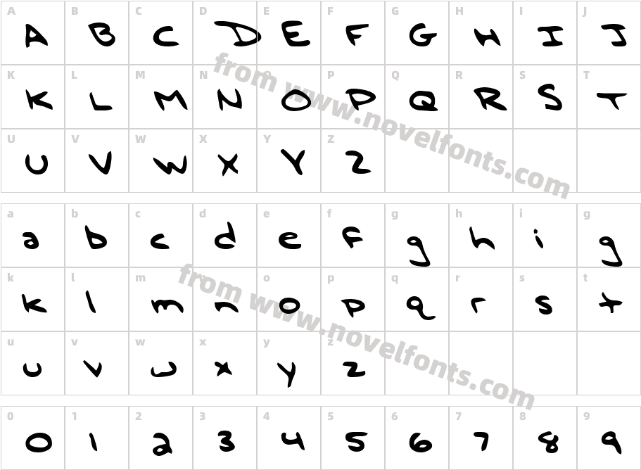 LEHN196Character Map