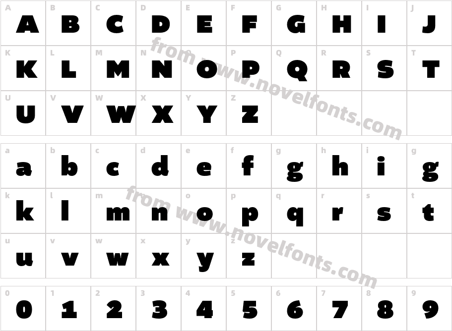 Altivo UltraCharacter Map