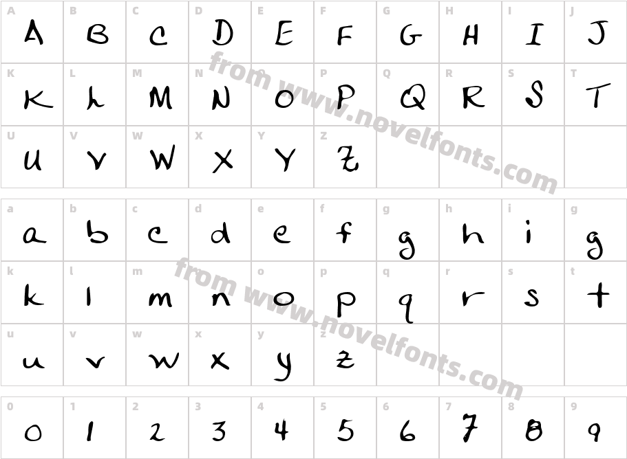 LEHN247Character Map