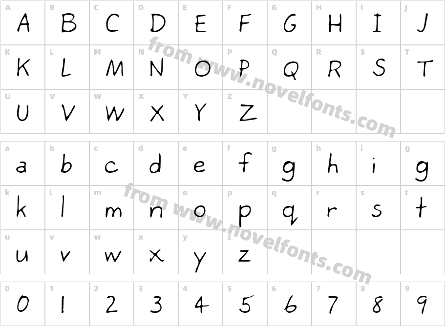 LEHN271Character Map