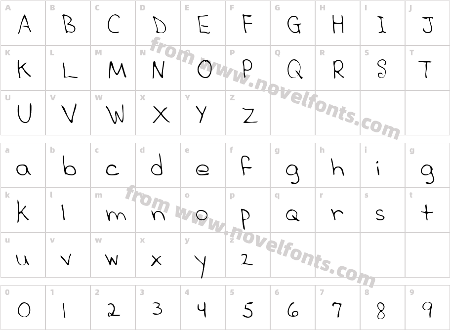 LEHN277Character Map