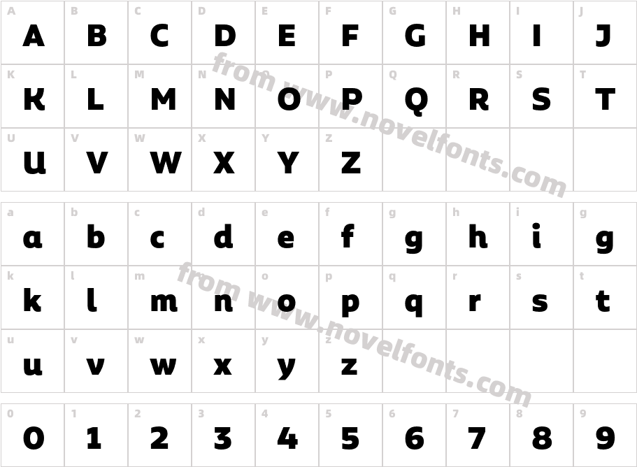 Alvar Essential Alt BlackCharacter Map