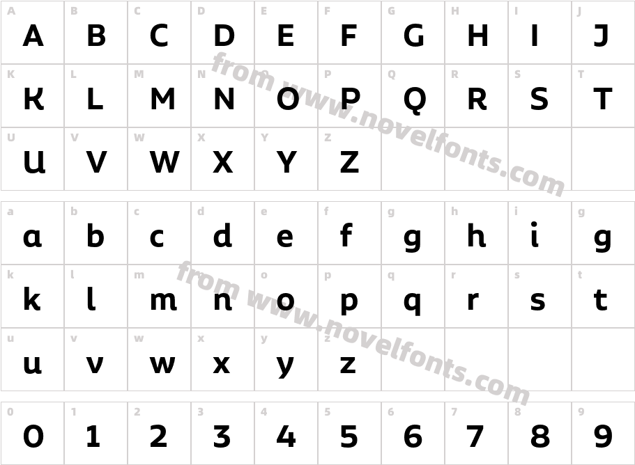 Alvar Essential Alt SemiboldCharacter Map