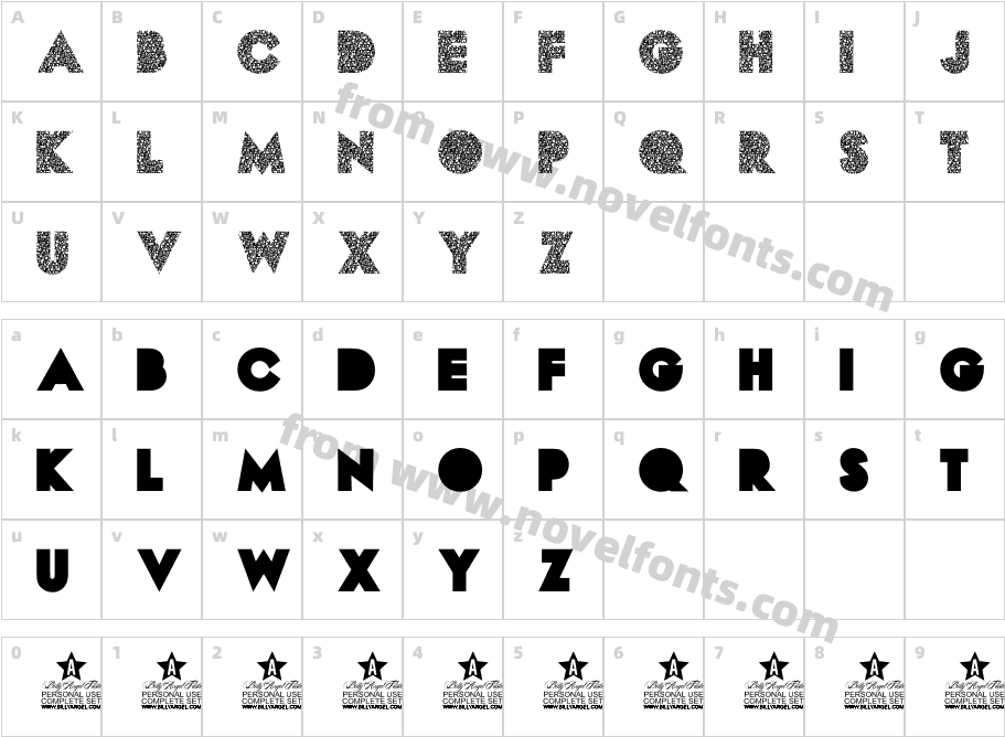 LETTERS PERSONAL USECharacter Map