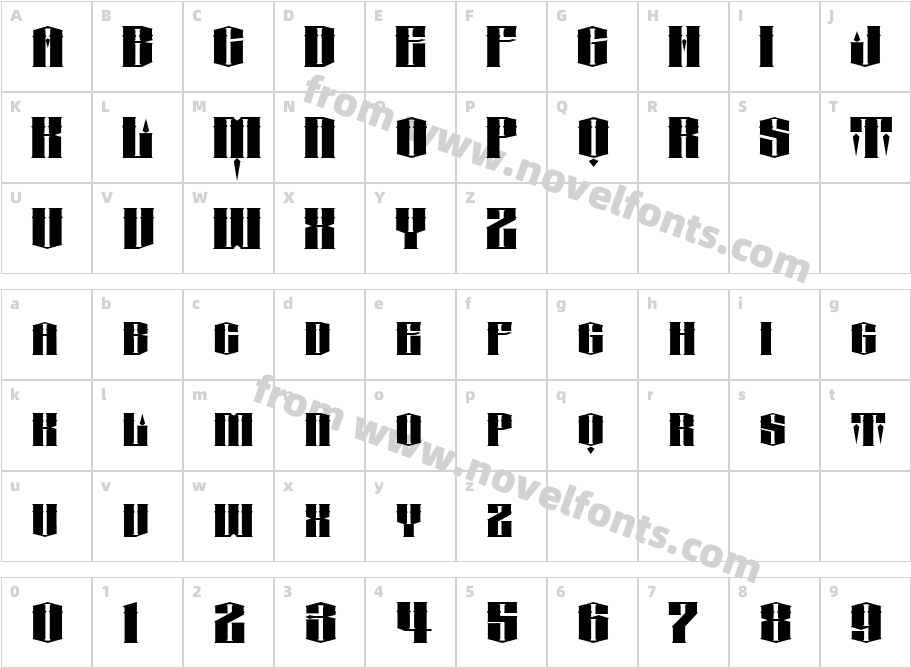 LHF Conclave SHARP wideCharacter Map