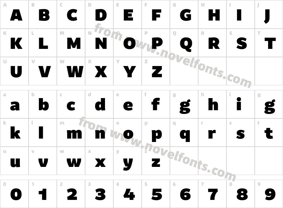 Amifer BlackCharacter Map