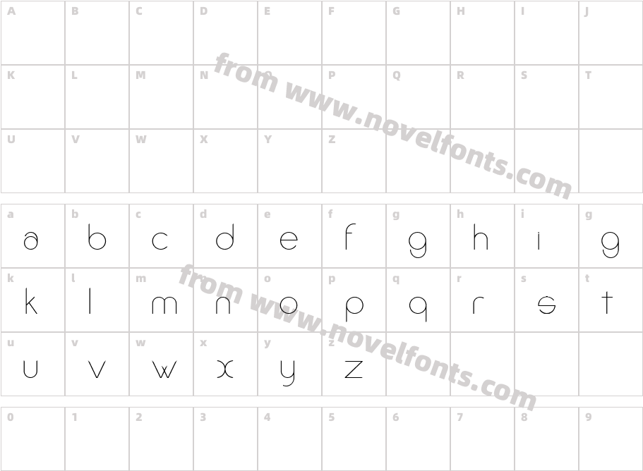 Amorino BetaCharacter Map