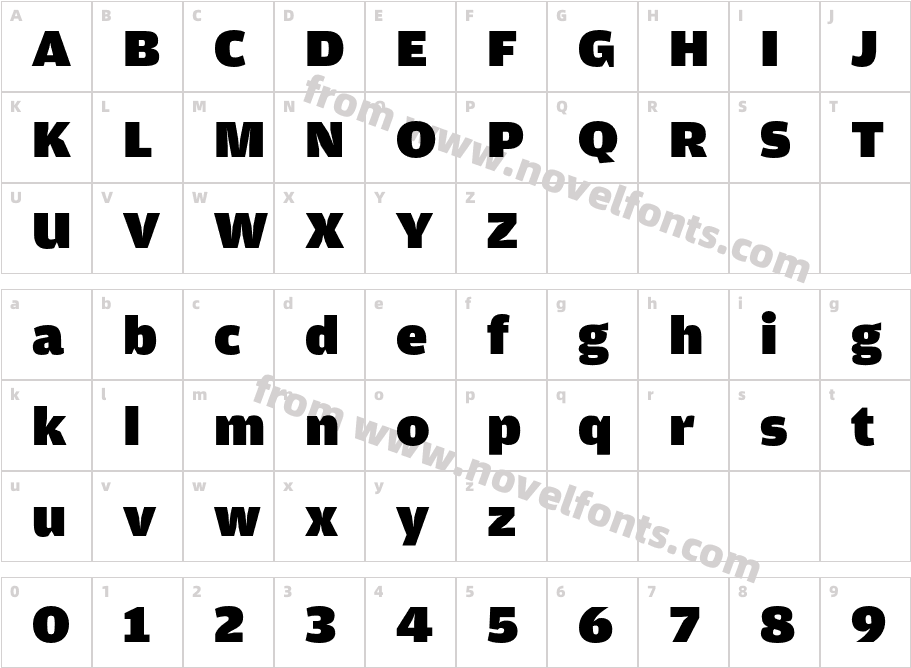 Amplitude Wide UltraCharacter Map