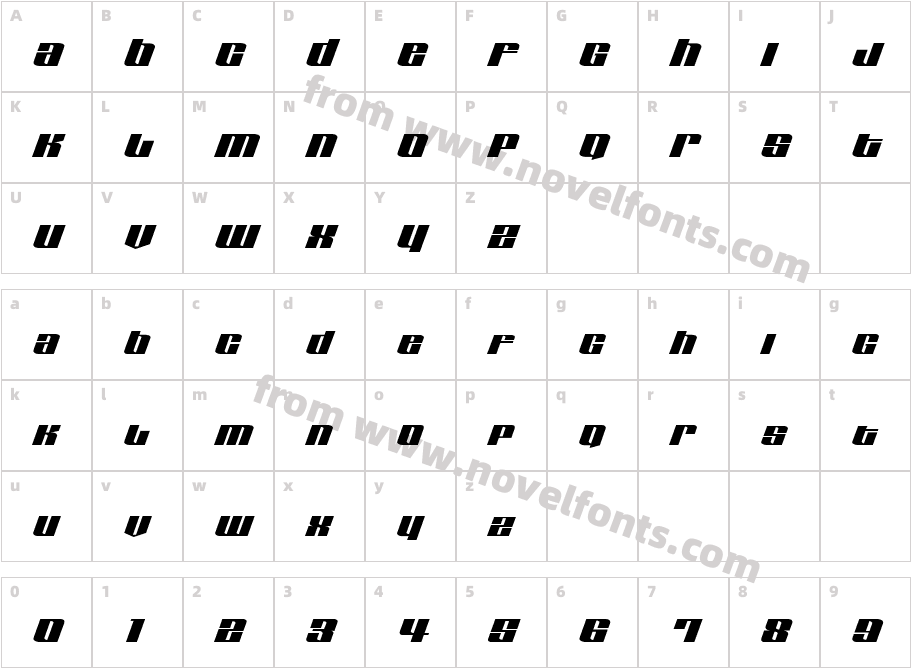 LHF Sucrosegirl ObliqueCharacter Map