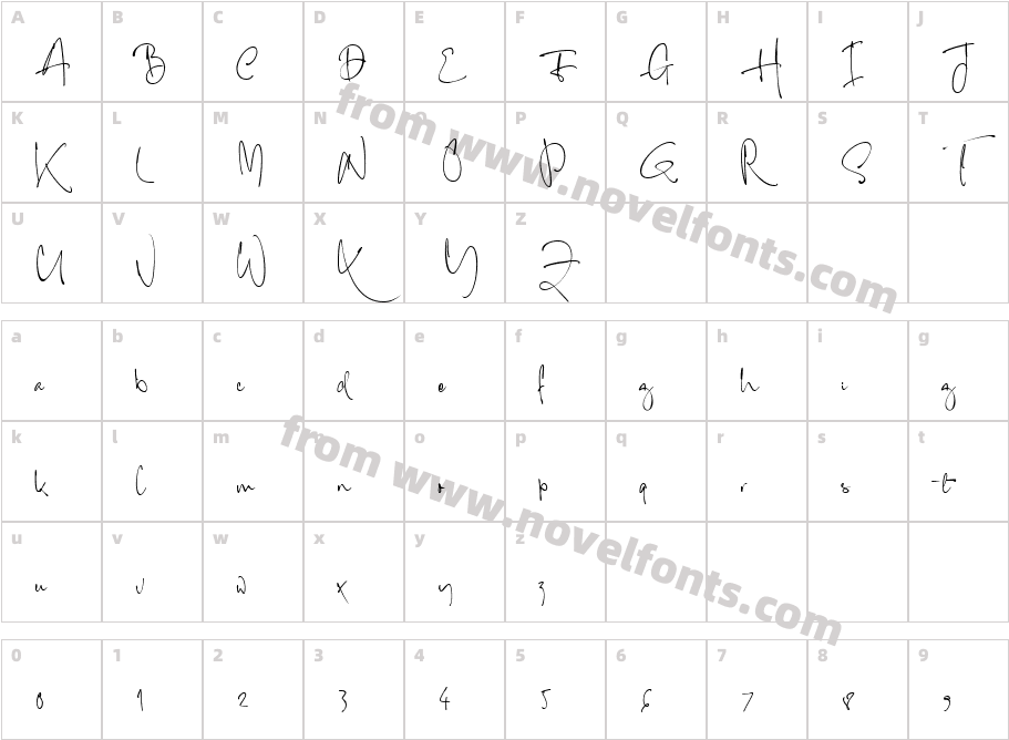 Androgino RegularCharacter Map