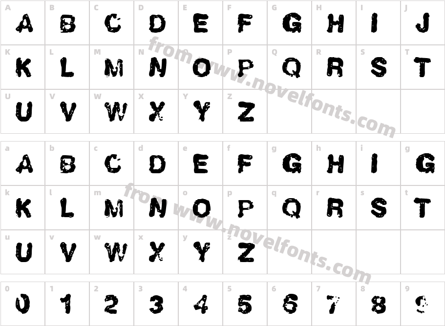 LLHumboldtCharacter Map