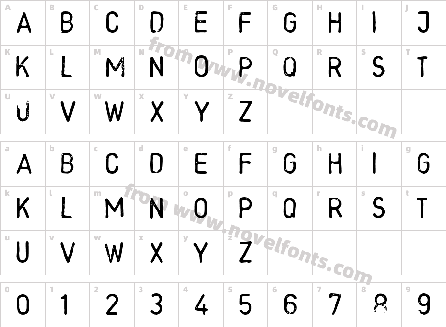 LLRoundedCharacter Map