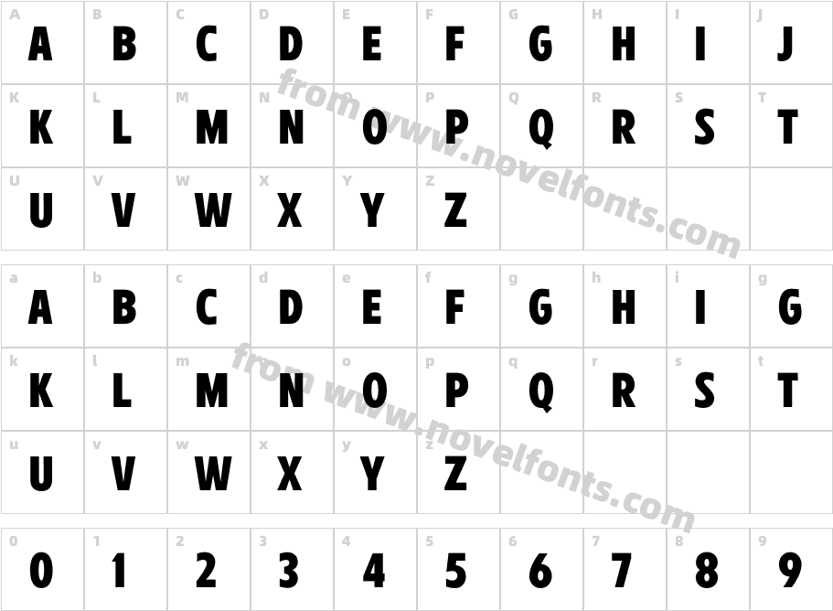 Antry Sans RegularCharacter Map