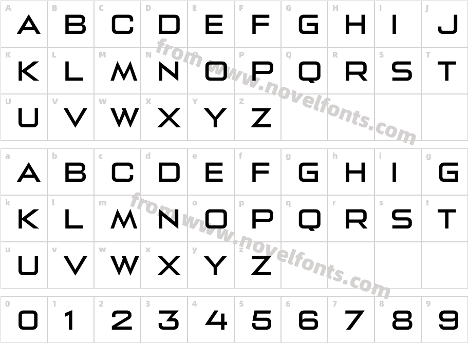 Anzor RegularCharacter Map
