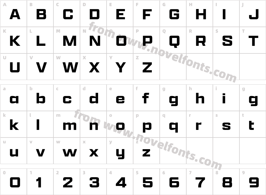 Apotek Extended BoldCharacter Map
