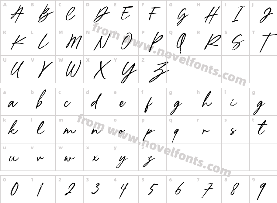 Ardelion Free RegularCharacter Map