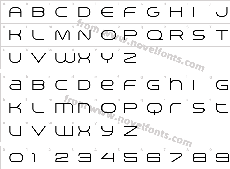 Arkitech LightCharacter Map