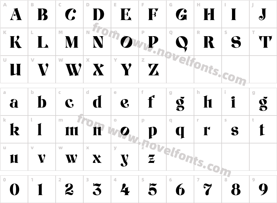 LT Glockenspiel BlackCharacter Map