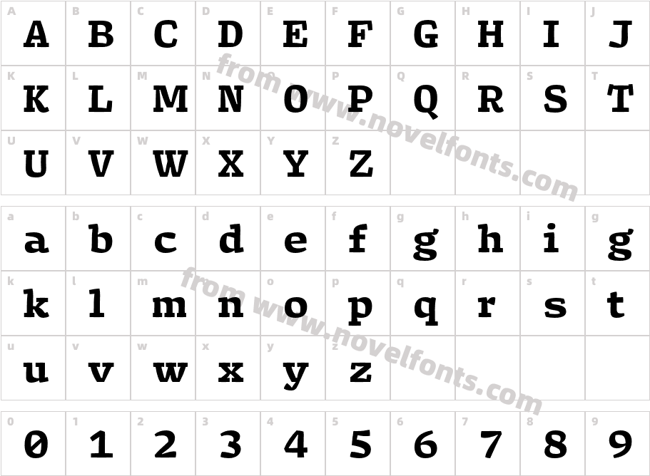 Array Proportional BlackCharacter Map