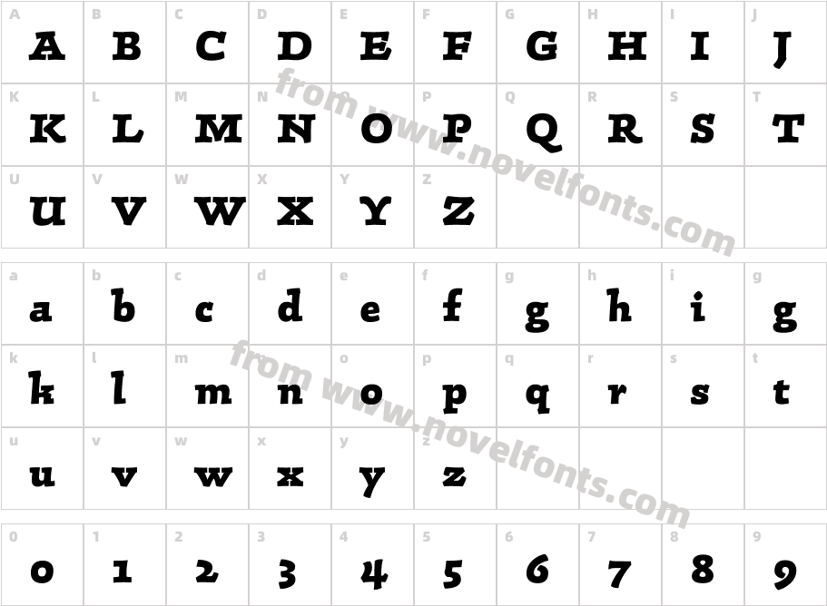 LTConradCharacter Map