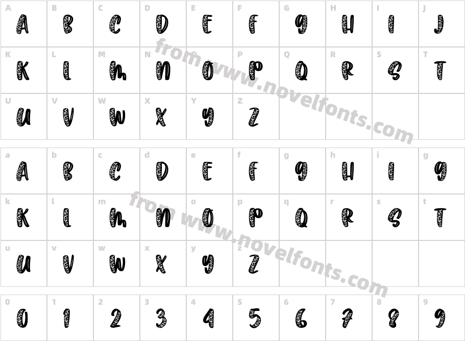Artmy OrnamentCharacter Map