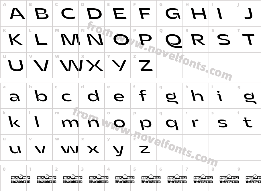 Asgard Trial Wide Regular Backslant TrialCharacter Map