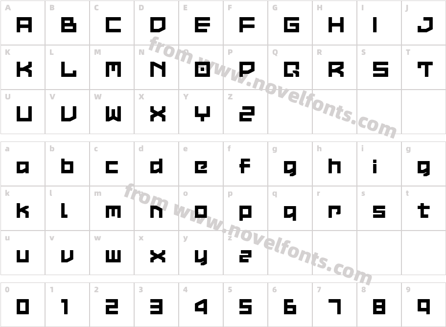 LVDC Common2Character Map