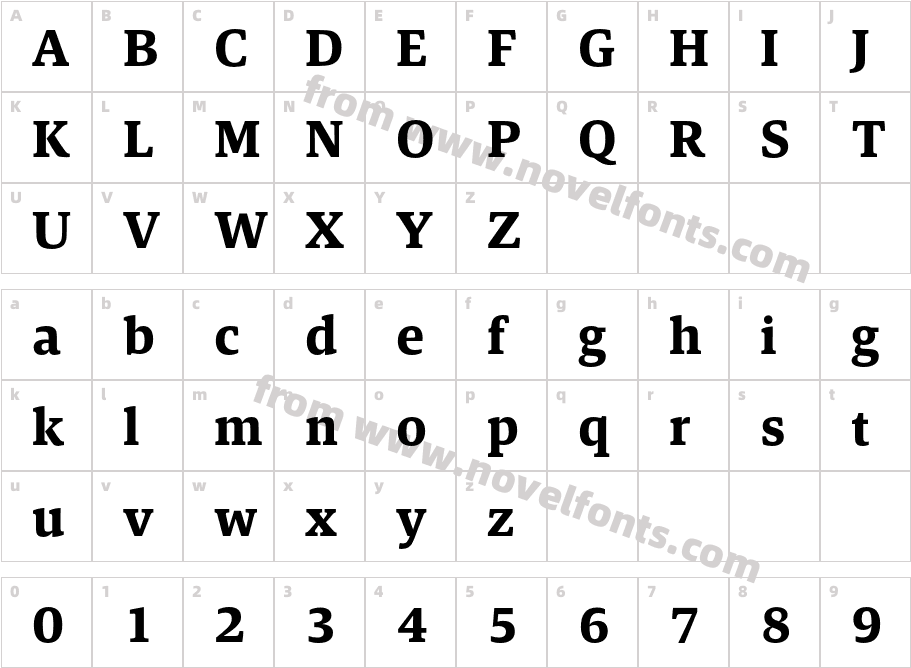 Askan BoldCharacter Map