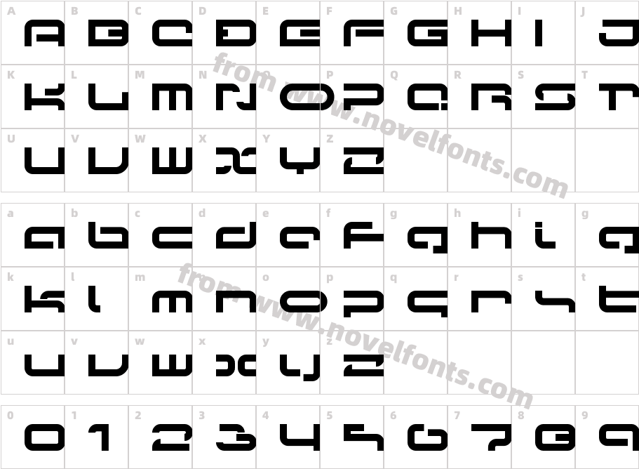 LVDC PapiconCharacter Map